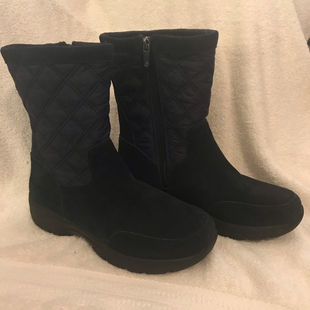 LAND’S END Navy Blue Snow Boots